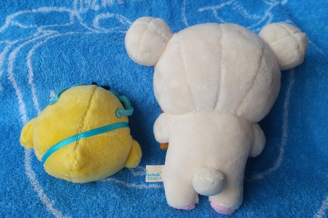 コリラックマ　ローソン　リラックマ　キイロイトリ　マーケット　お買い物ぬいぐるみ