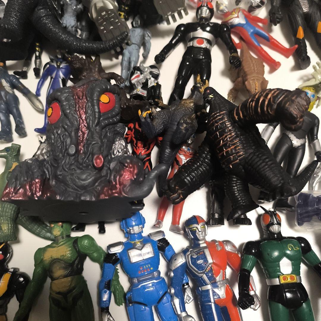 ウルトラマン　仮面ライダー　特撮　ソフビ　まとめ売り