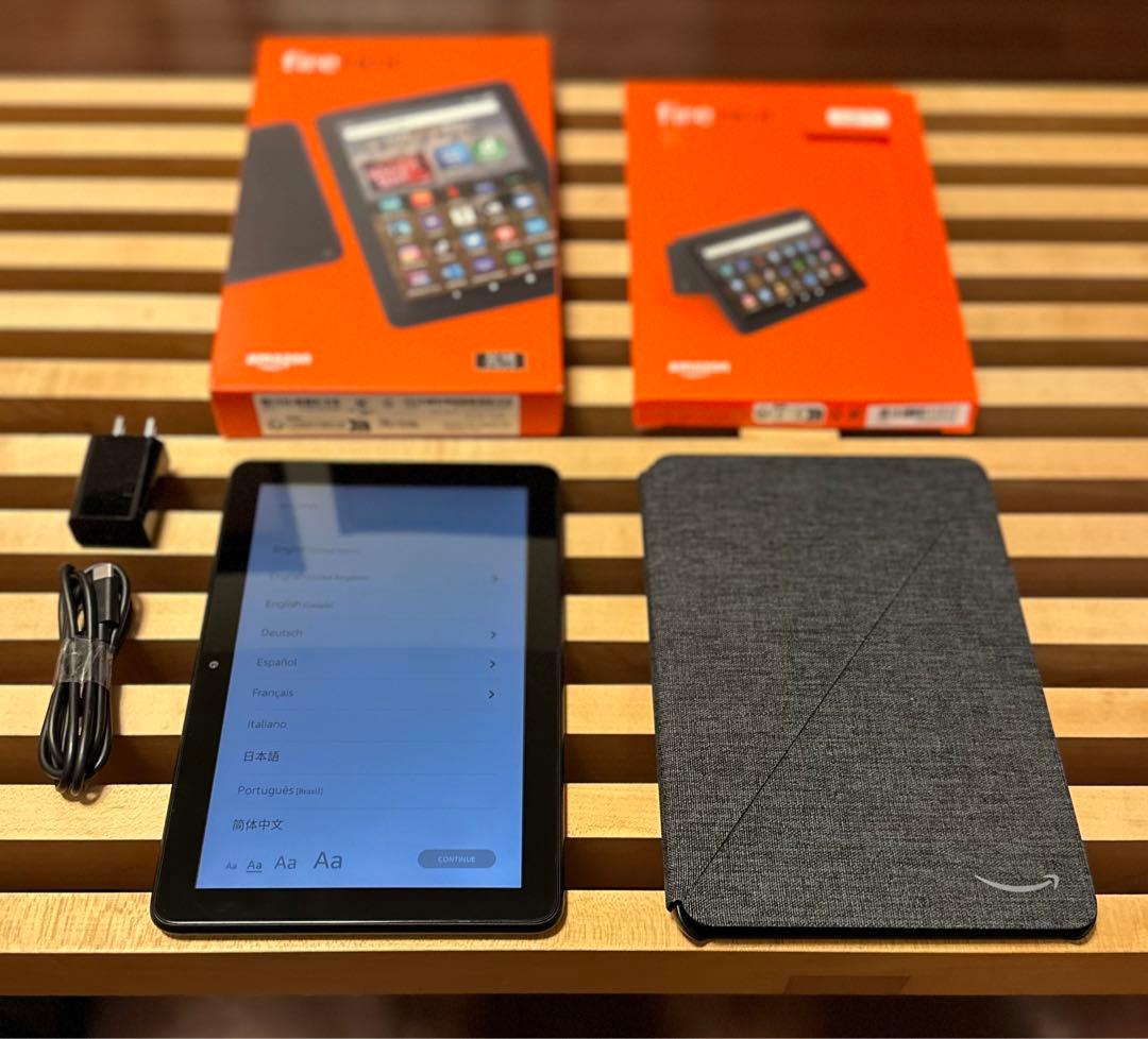 Amazon Fire HD 8 ブラック 純正カバーセット 32GB