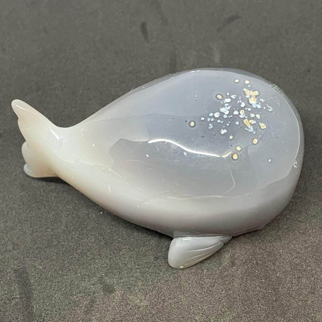 【珍品！】瑪瑙ふぐ置物