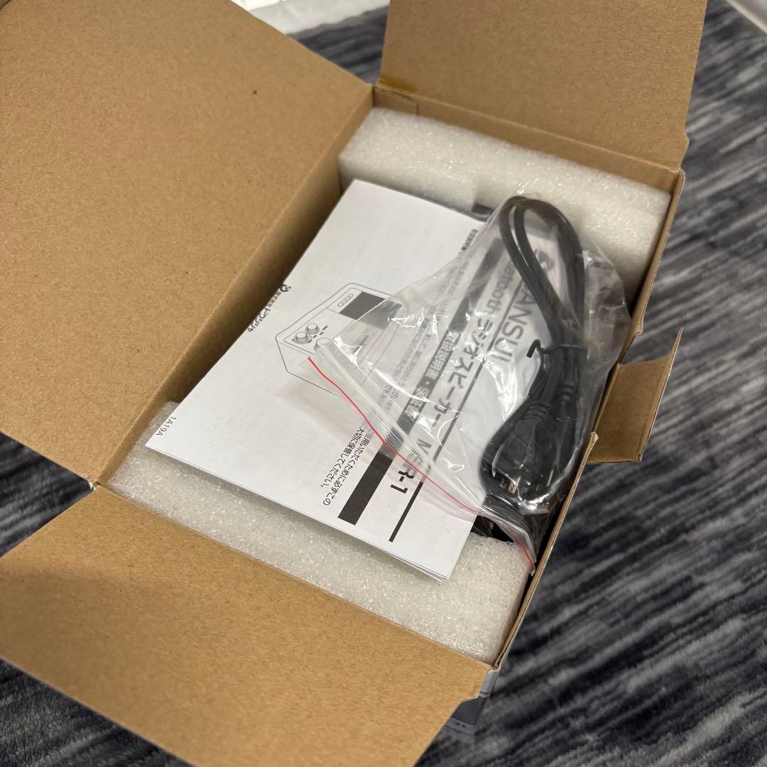 【新品未使用品】SANSUI MSR-1 BK ラジオスピーカー　極希少