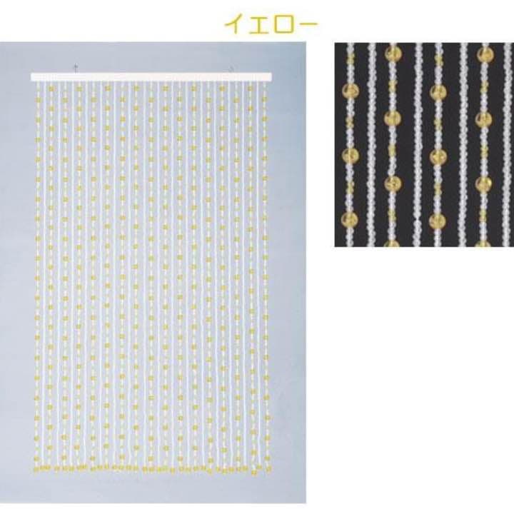 そろばんの街小野市の職人手作り!!クリスタル珠のれん　W85×H150cm