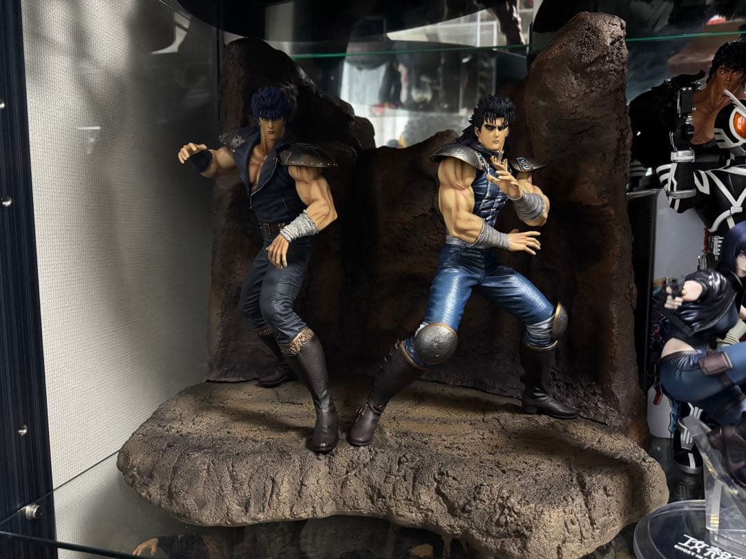 SpiceSeed 北斗の拳　ケンシロウ＆レイ （黒髪）＆ジオラマセット A