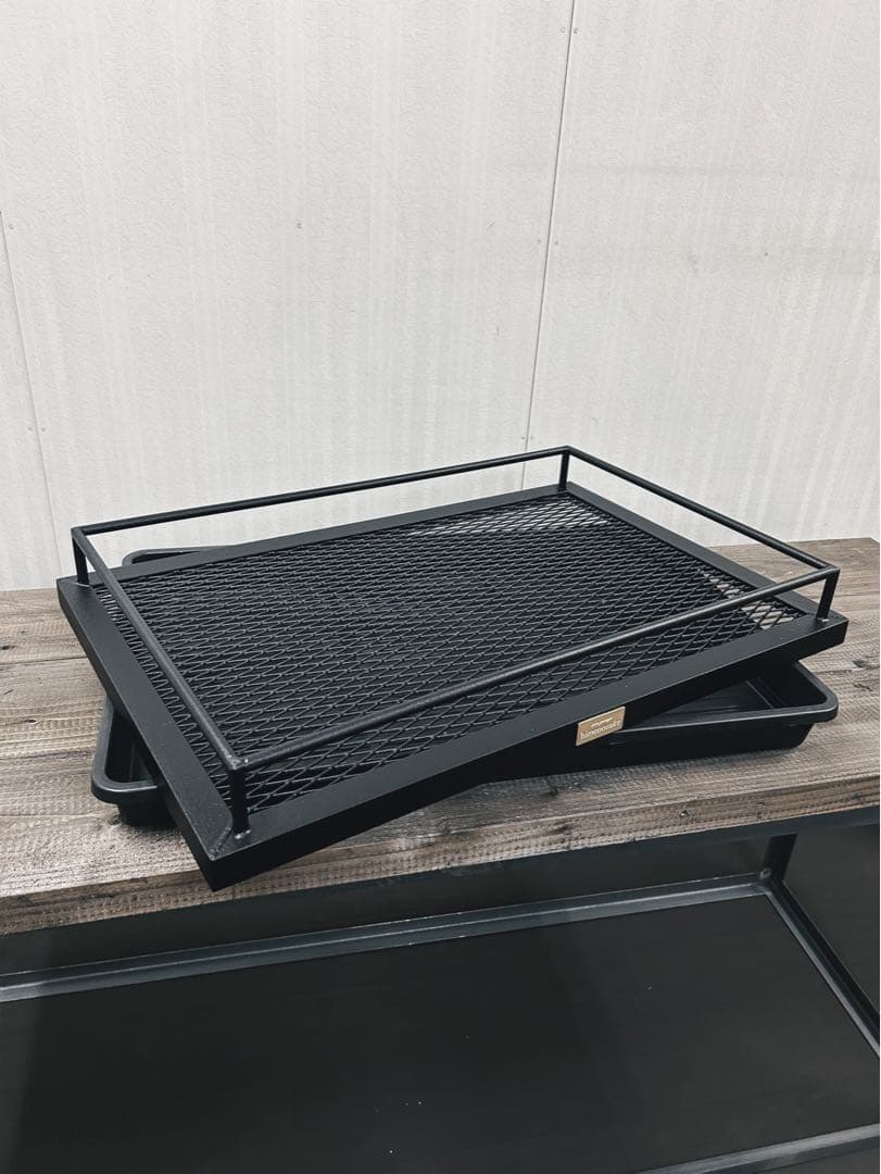 ☆送料込み☆水受けトレー付アイアン天板　即購入OK 植物育成　アガベ　塊根