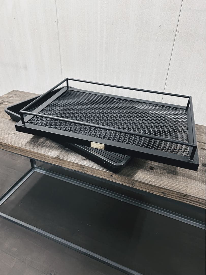 ☆送料込み☆水受けトレー付アイアン天板　即購入OK 植物育成　アガベ　塊根