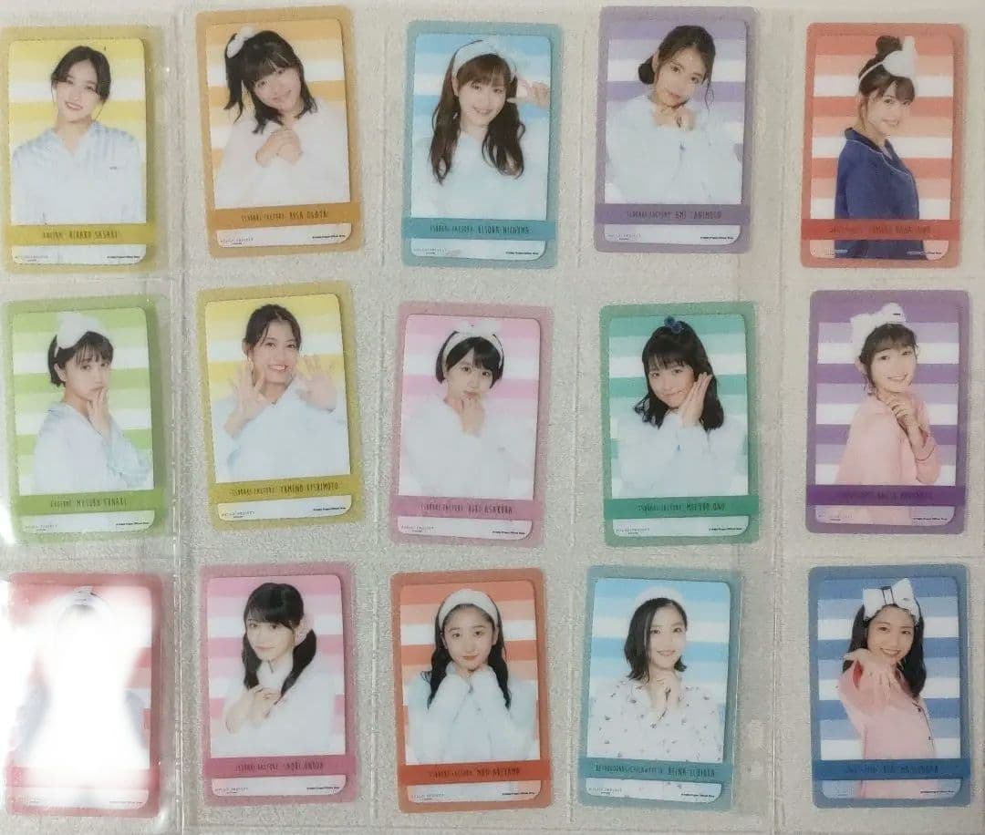 ハロプロ　ミニミニ生写真、ステッカー、クリアカード