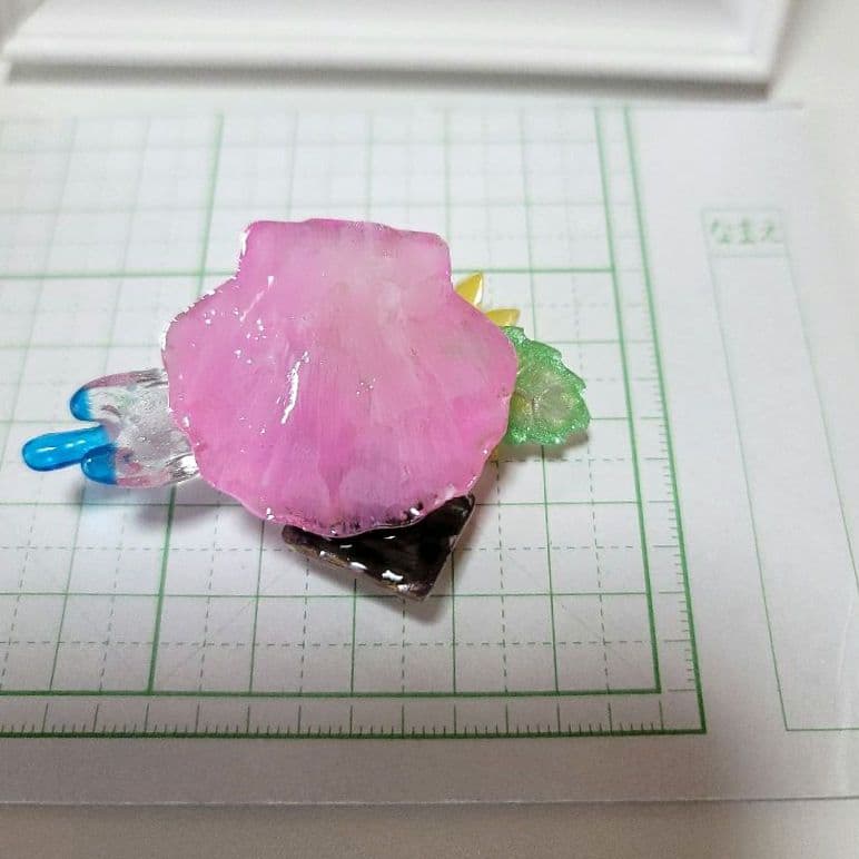 カヤ　　☪︎⋆☽様　7/21 猫　レジン　ペンダント　ヘアゴム　ブルー　ひまわり