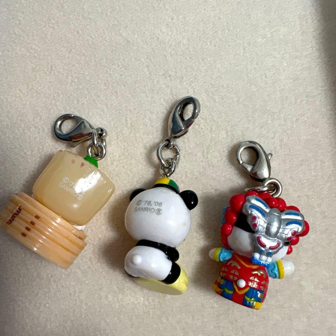 レア入り　ご当地キティ　横浜中華街限定　ファスナーマスコット4個　まとめ売り