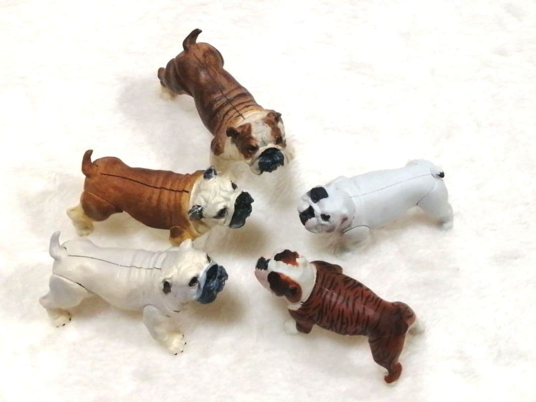 5匹まとめ売り ブルドッグ チョコエッグ スクラッチ当選品など