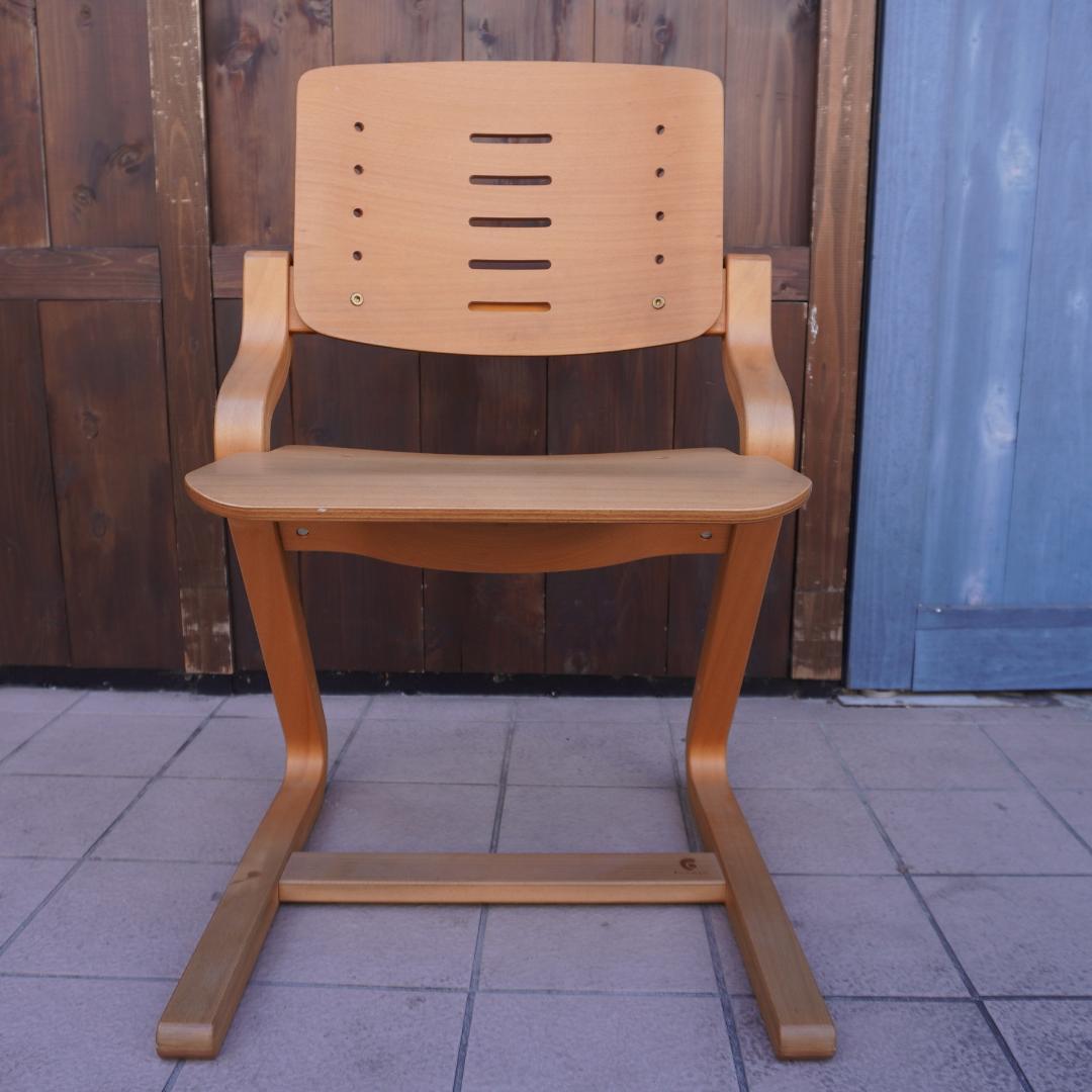 フォルミオ ビーチ材 デスクチェア 調整可 北欧デンマーク 学習椅子 キッズ