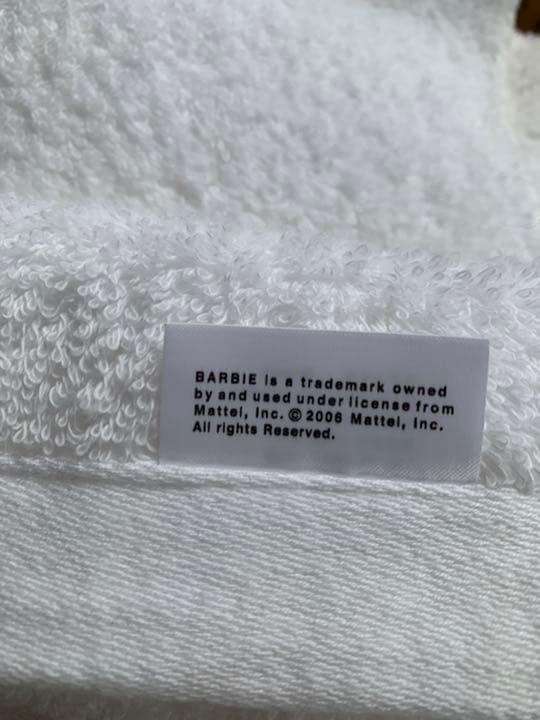 Barbie バービー　ラインストーン　バスタオル　フェイスタオル