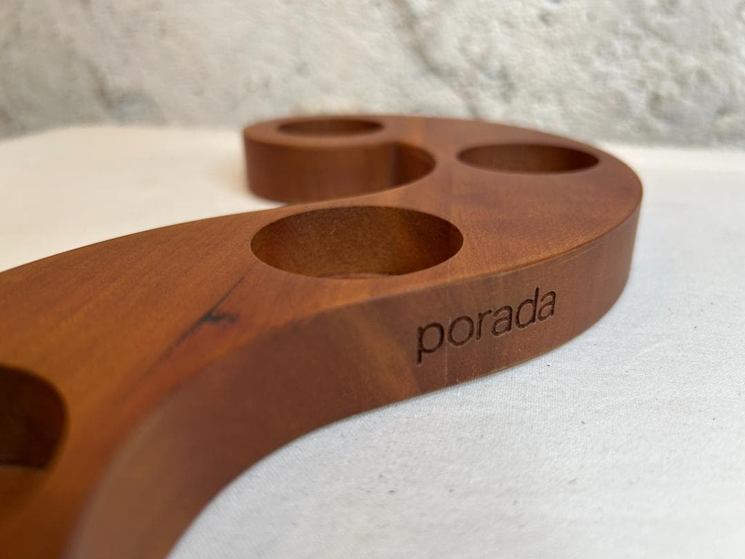 ⚫︎非売品⚫︎ porada / ポラダ　木製キャンドルホルダー