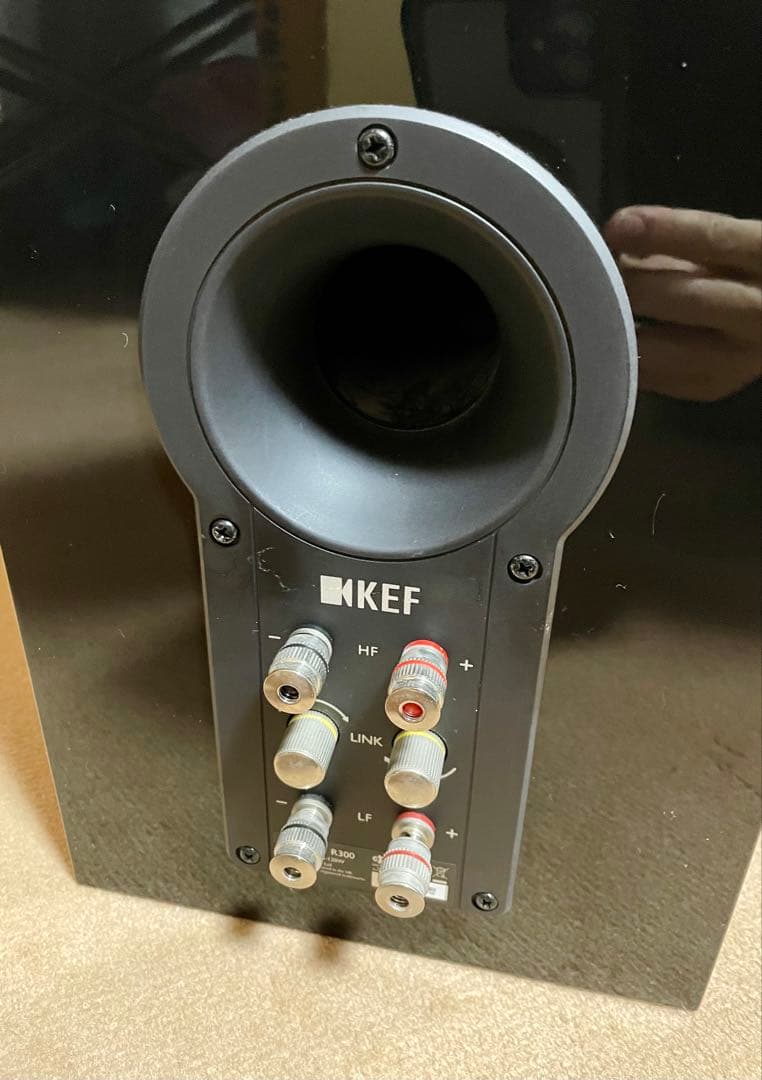 【名機/希少】KEF R300 ピアノブラック スピーカー ペア