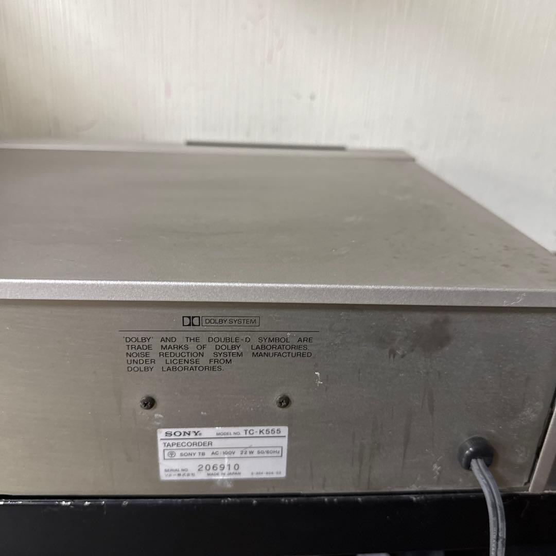 SONY TC-K555 カセットデッキ