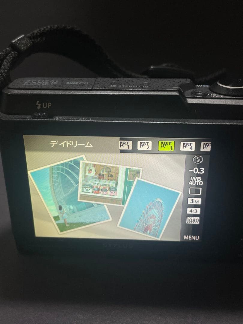 ジャンク　バッテリー新品 オリンパスOLYMPUS STYLUS SH-1
