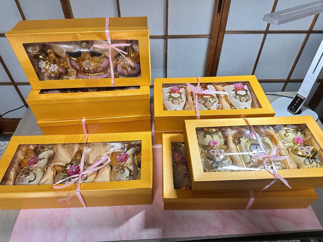 【お得】磁器製 花瓶 3点セット×8箱 まとめ売り