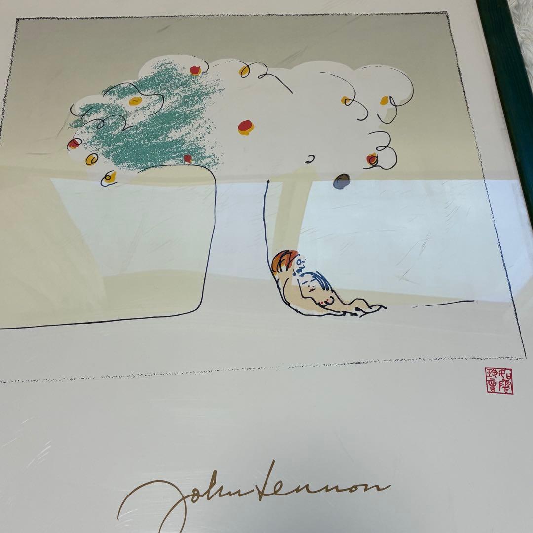 JOHNLENNON ジョンレノン　リトグラフ　ポスター　ピープルツリー