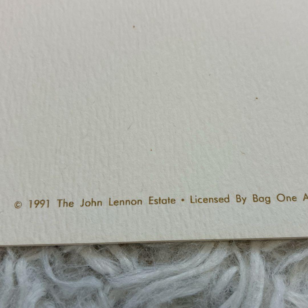 JOHNLENNON ジョンレノン　リトグラフ　ポスター　ピープルツリー