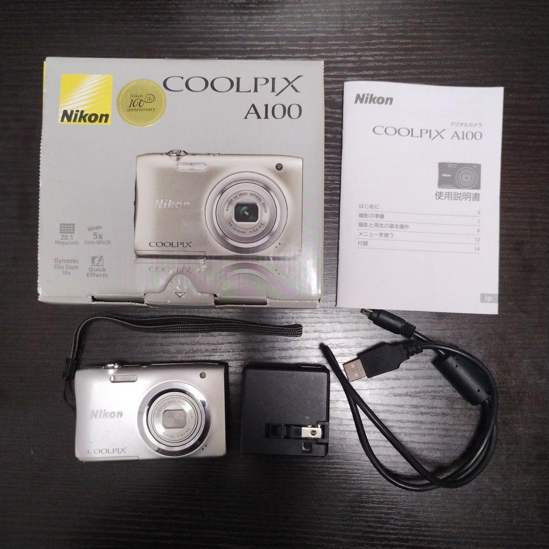 【ジャンク】Nikon COOLPIX A100 シルバー