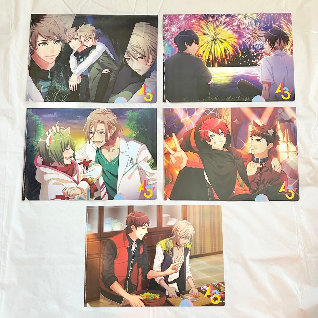 A3!クリアファイル28枚＋ステッカー 非売品・購入特典・限定品含む まとめ売り