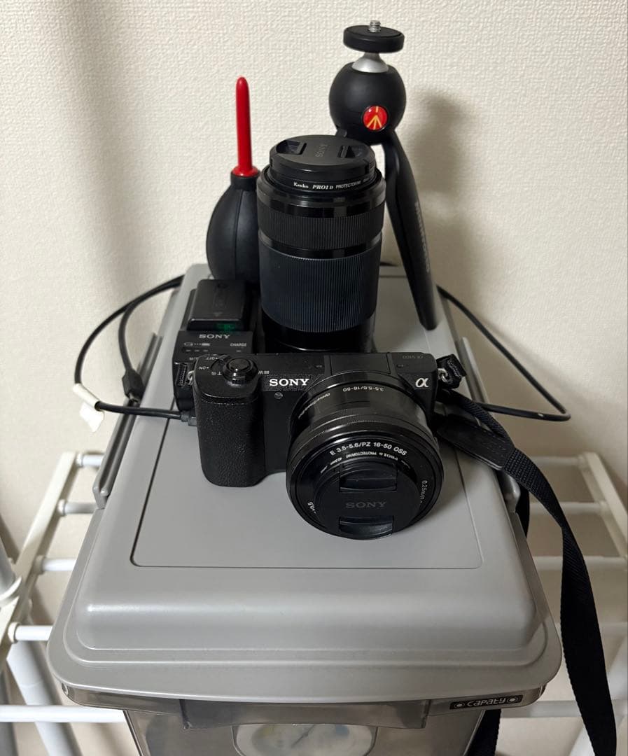 SONY α5100　ミラーレス一眼　ダブルズームレンズキット　黒