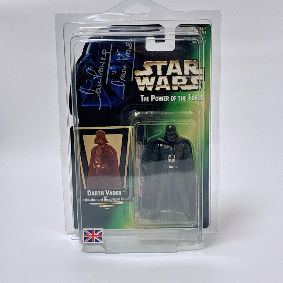 ダース・ベイダーデヴィッド・プラウズ氏直筆サイン入 フィギュア 未開封 保証書
