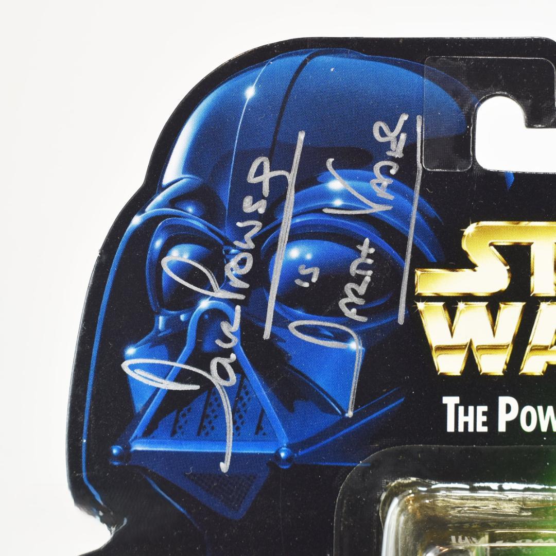 ダース・ベイダーデヴィッド・プラウズ氏直筆サイン入 フィギュア 未開封 保証書