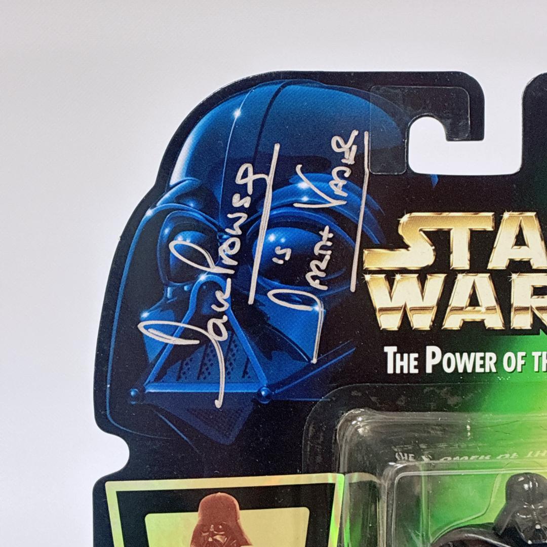 ダース・ベイダーデヴィッド・プラウズ氏直筆サイン入 フィギュア 未開封 保証書