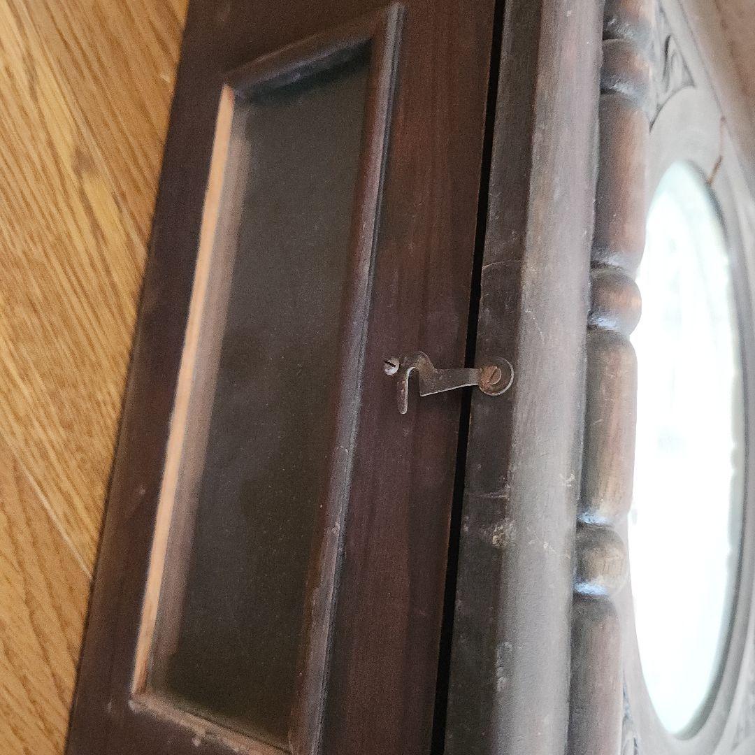 ボンボン時計　ジャンク品　インテリア　レトロ　時計　壁掛け時計　柱時計