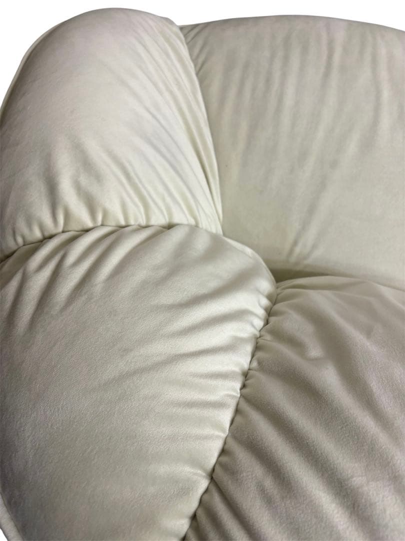 【美品】ソファー　ローソファー　クッションソファ 2人掛け　ラウンド(シェル)型