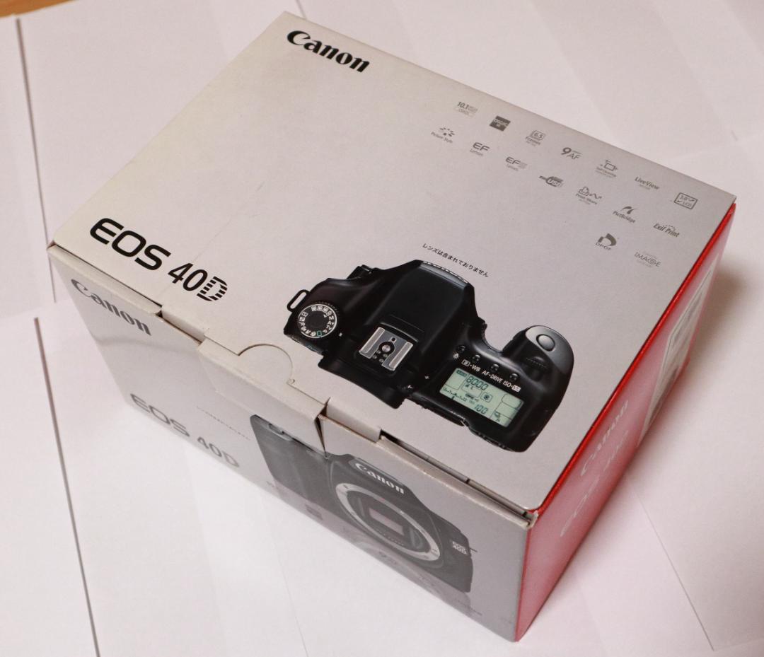 CANON EOS 40D ボディ　その他箱付 付属品一式 【充電器無し】