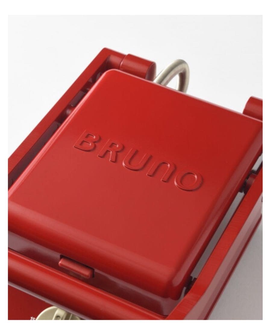 BRUNO グリルサンドメーカー　シングル　レッド