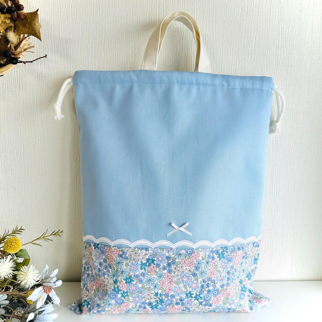iro様①【105】⭐️レッスンバッグ　手提げ　入園入学　ハンドメイド　女の子