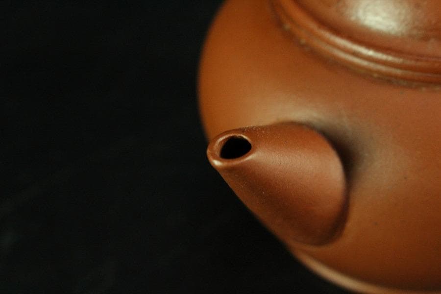 中国美術 煎茶 朱泥 茶器 急須 在印(K-YC692)