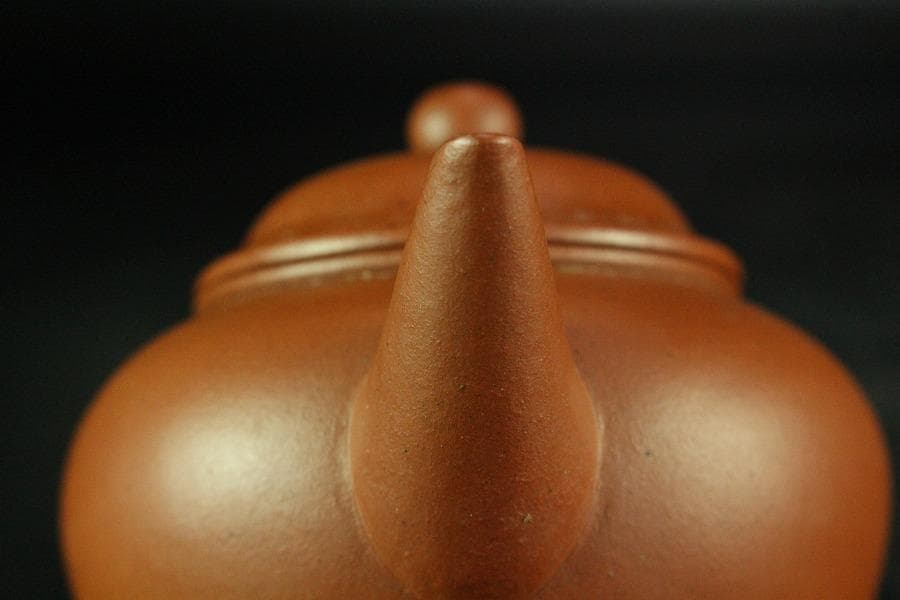 中国美術 煎茶 朱泥 茶器 急須 在印(K-YC692)