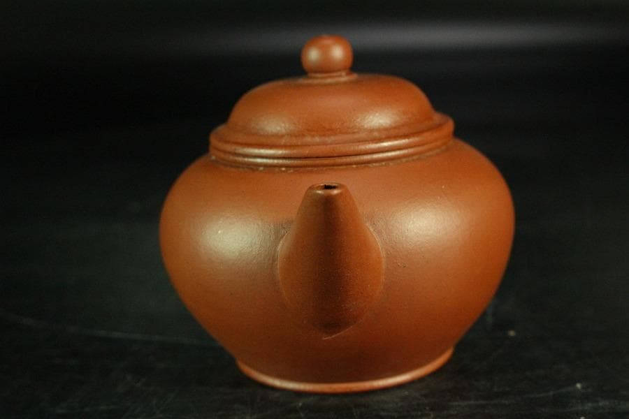中国美術 煎茶 朱泥 茶器 急須 在印(K-YC692)
