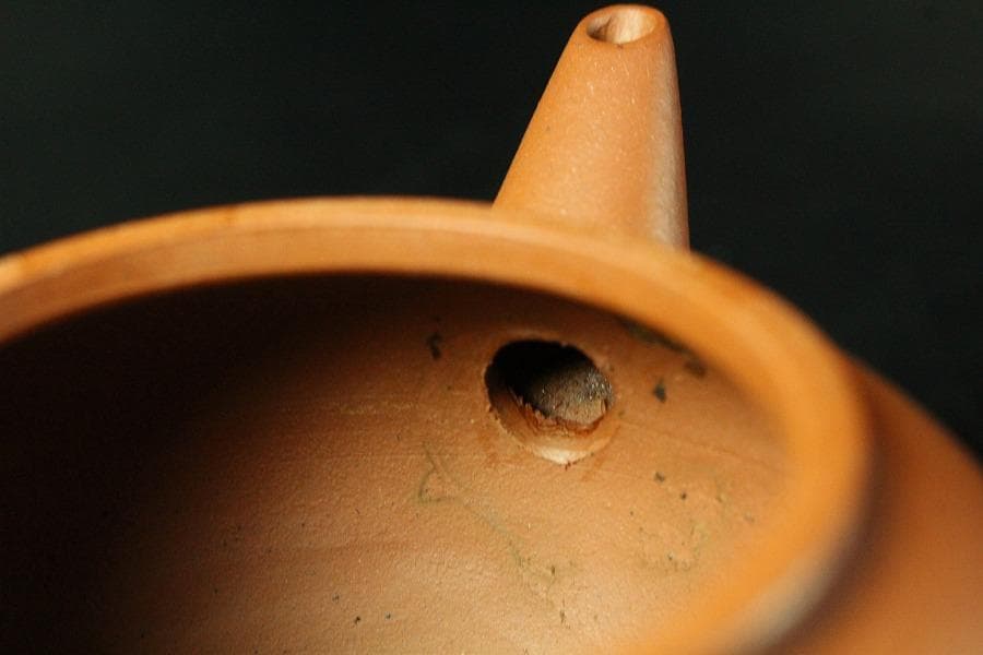 中国美術 煎茶 朱泥 茶器 急須 在印(K-YC692)