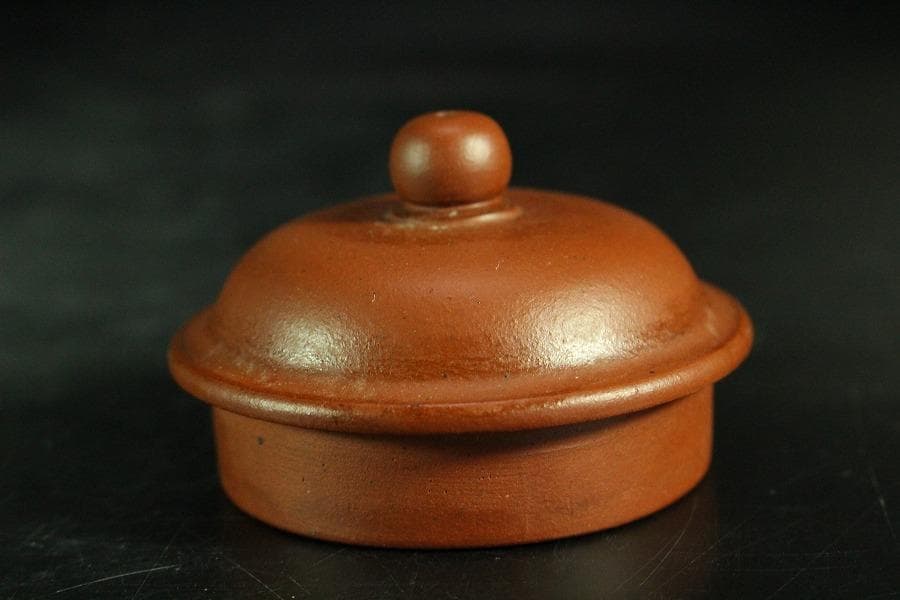 中国美術 煎茶 朱泥 茶器 急須 在印(K-YC692)