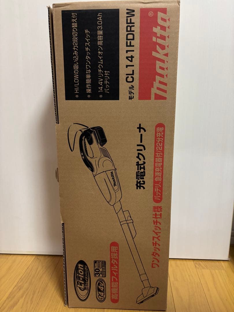 新品未使用　Makita CL141FDRFW マキタクリーナー　充電式