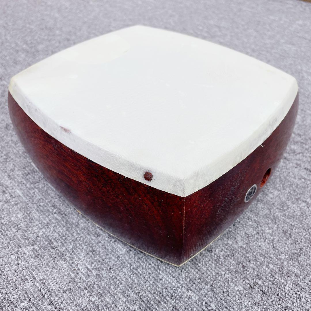 三味線 虎トチ入り紅木 中棹 金細 2枚溝 犬皮 子持ち綾杉胴 和楽器