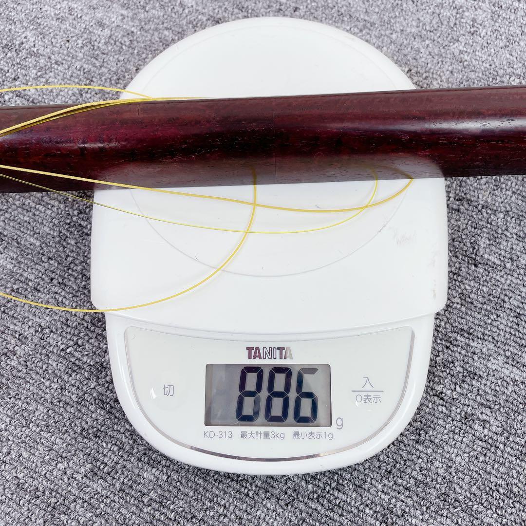 三味線 虎トチ入り紅木 中棹 金細 2枚溝 犬皮 子持ち綾杉胴 和楽器