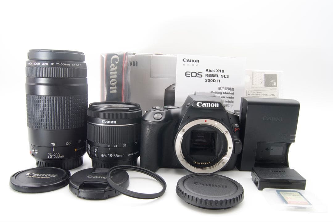 Canon EOS Kiss X10 ダブルレンズ　4K動画　デジタル一眼レフ