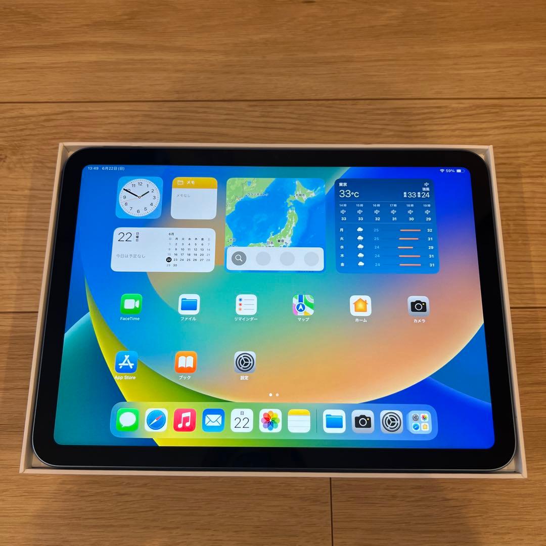 iPad 10 Wi-Fiモデル 64GB
