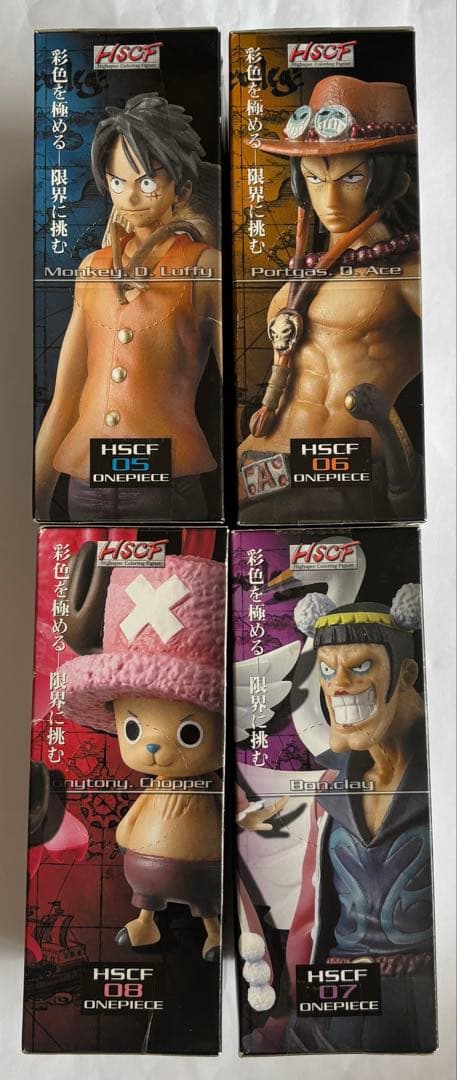 【未開封】ワンピース 組立式HSCF2 全4種