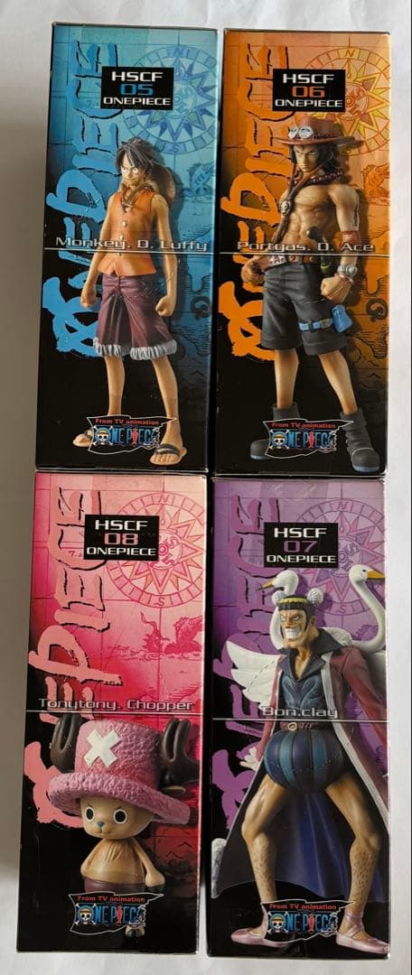 【未開封】ワンピース 組立式HSCF2 全4種