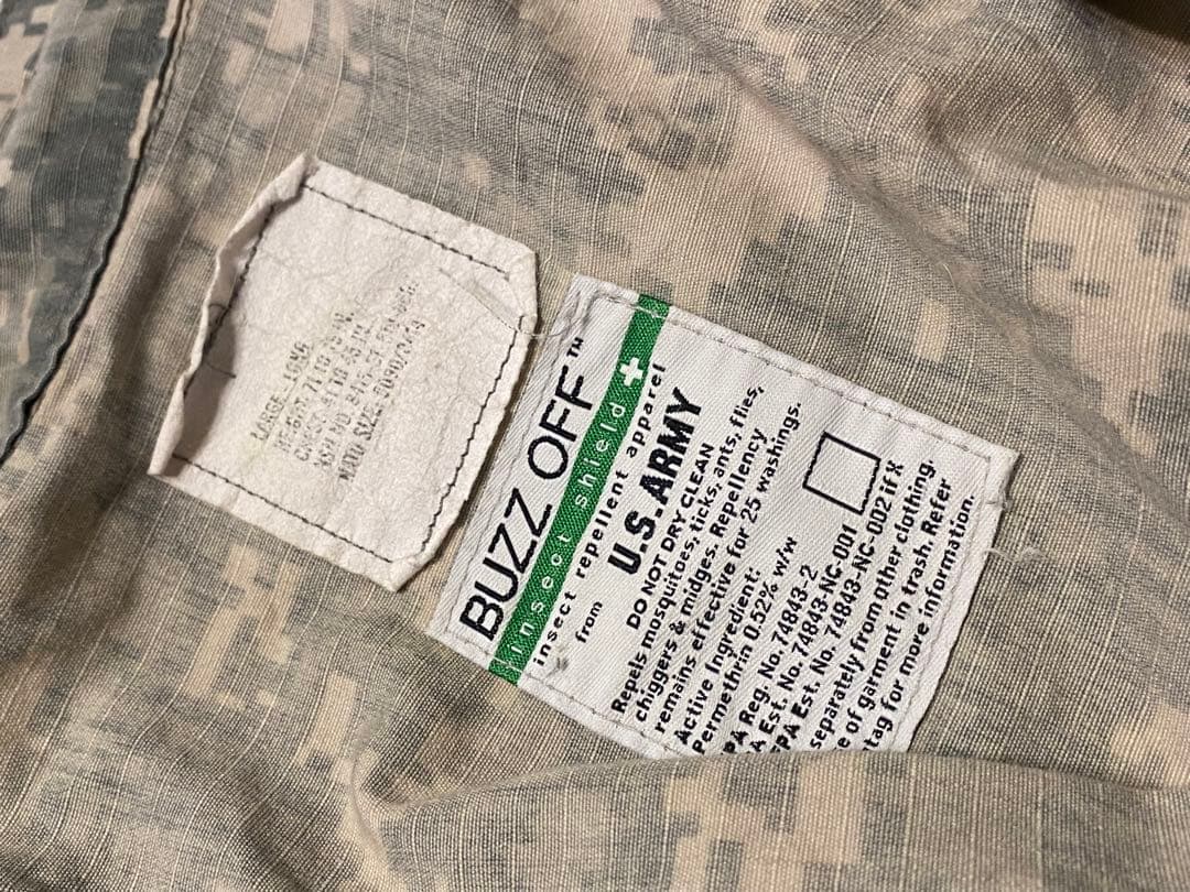 U.S. ARMY BUZZ OFF 迷彩服 サイズL
