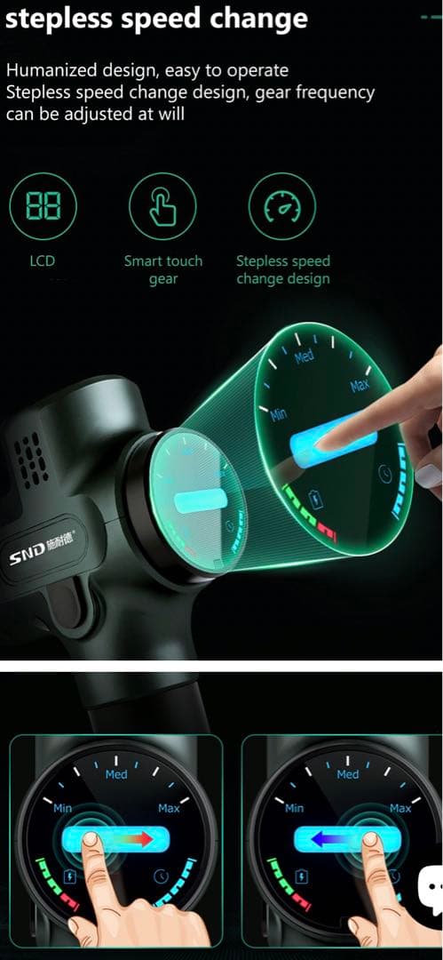 大幅値下げ【SND】fascia gun マッサージ 振動