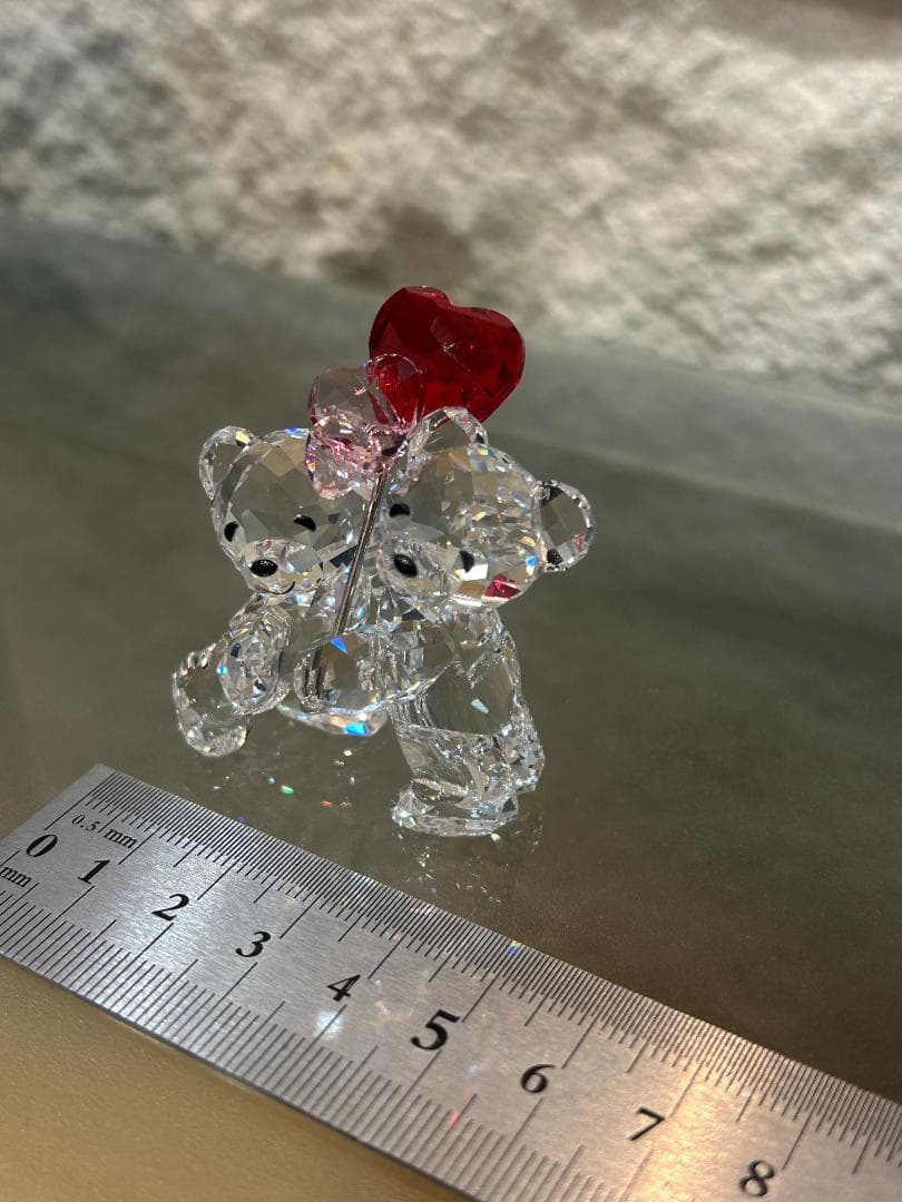 SWAROVSKI スワロフスキー クリスベア カップル ハート バルーン