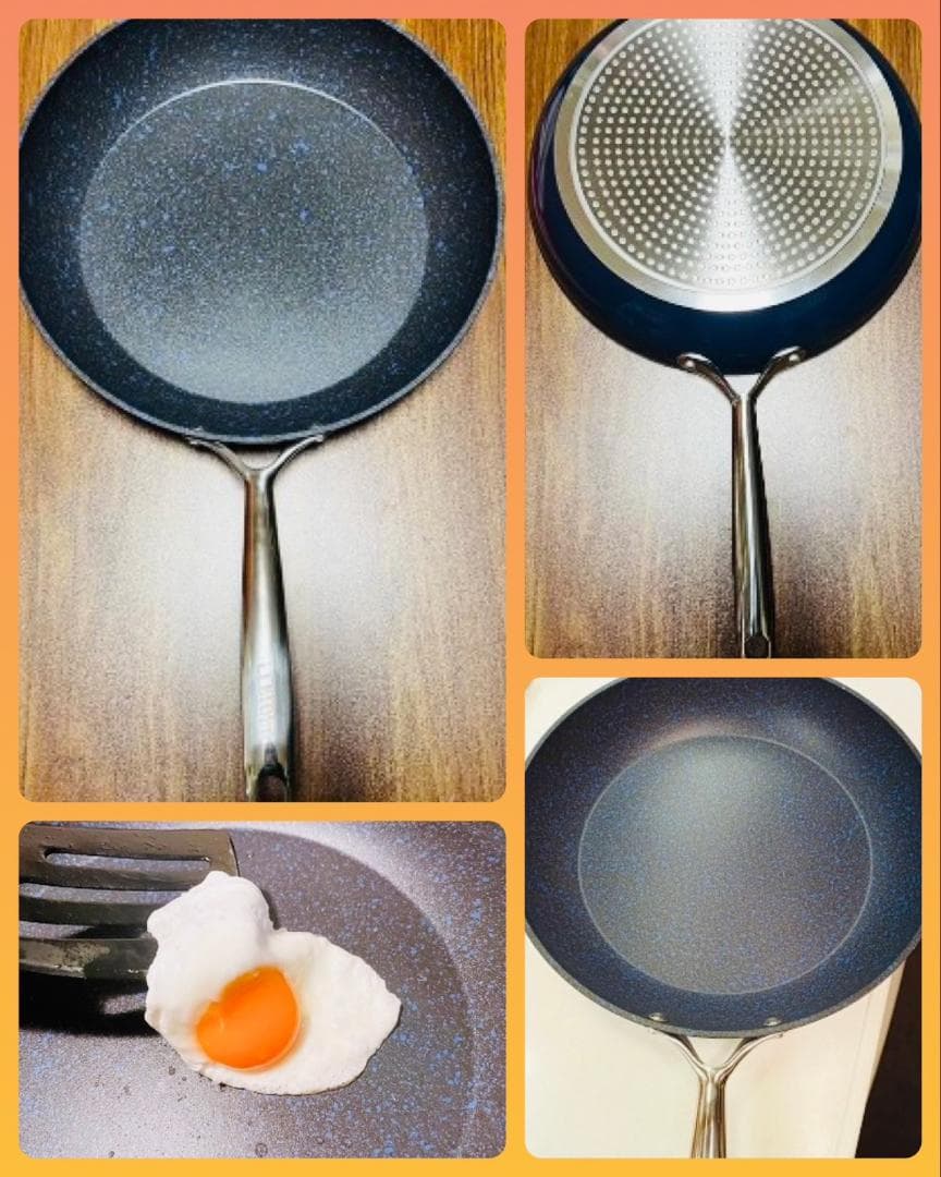プロも大絶賛の焦げ付きにくさ❣圧倒的に使いやすい＆扱いやすい♪❤万能フライパン
