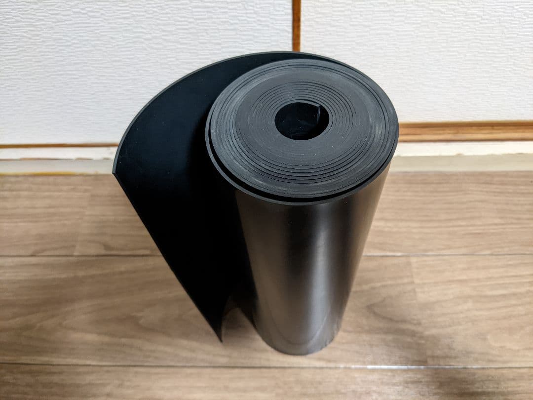 ゴムシート ゴムマット 厚み2㎜×幅350㎜×長さ5ｍ 十川ゴム製